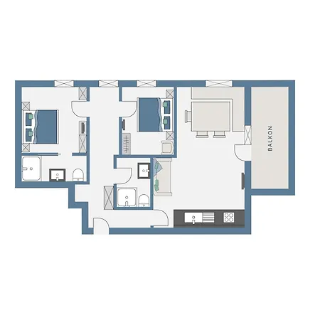 Am Reitecksee Apartment 3*